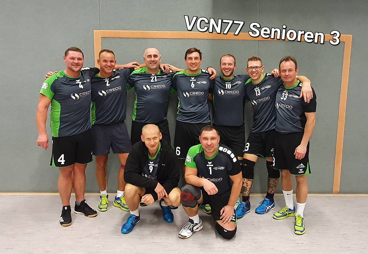 hinten v.l.n.r. Jürgen Derkacev, Alexander Krämer, Vladimir Orthmann, Martin Zaiser, Mykhailo Kopitko, Igor Braun, Sergej Davidenko,  vorne v.l.n.r. Jurij Simimow und Andrey Kuvaldin 